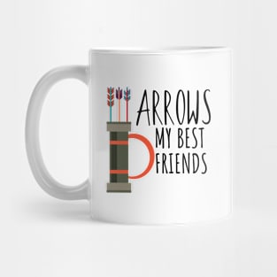 Archery arrows my best friends Mug